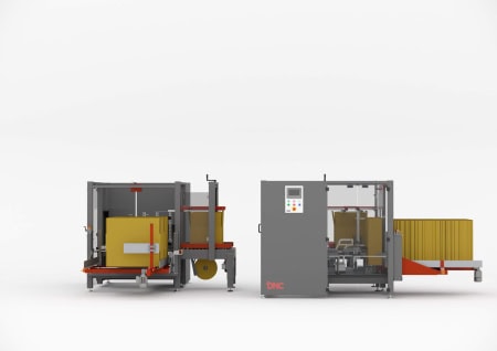 automatic case erector production line machine