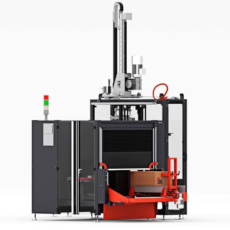 compact automatic case packer packing boxes