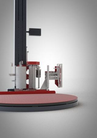 semi automatic stretch wrapper machine