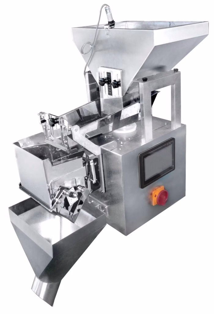 1 head linear weigher on white background