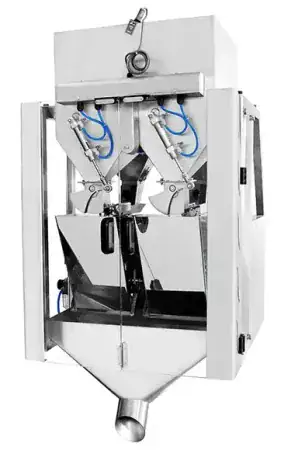 2 head linear weighing machine