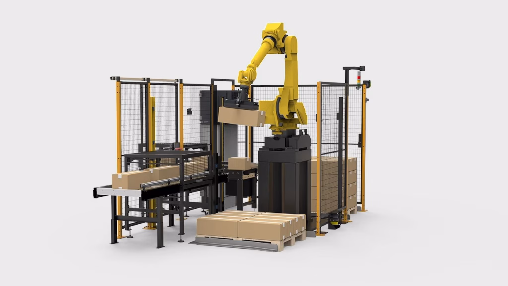 robotic palletiser machine for boxes