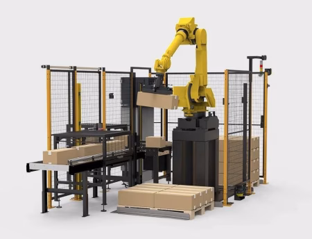 robotic palletiser machine for boxes
