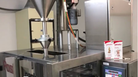 VSM2 Automatic Powder Filling Machine in factory setting