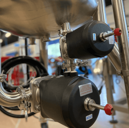 200l buffer tank pipes