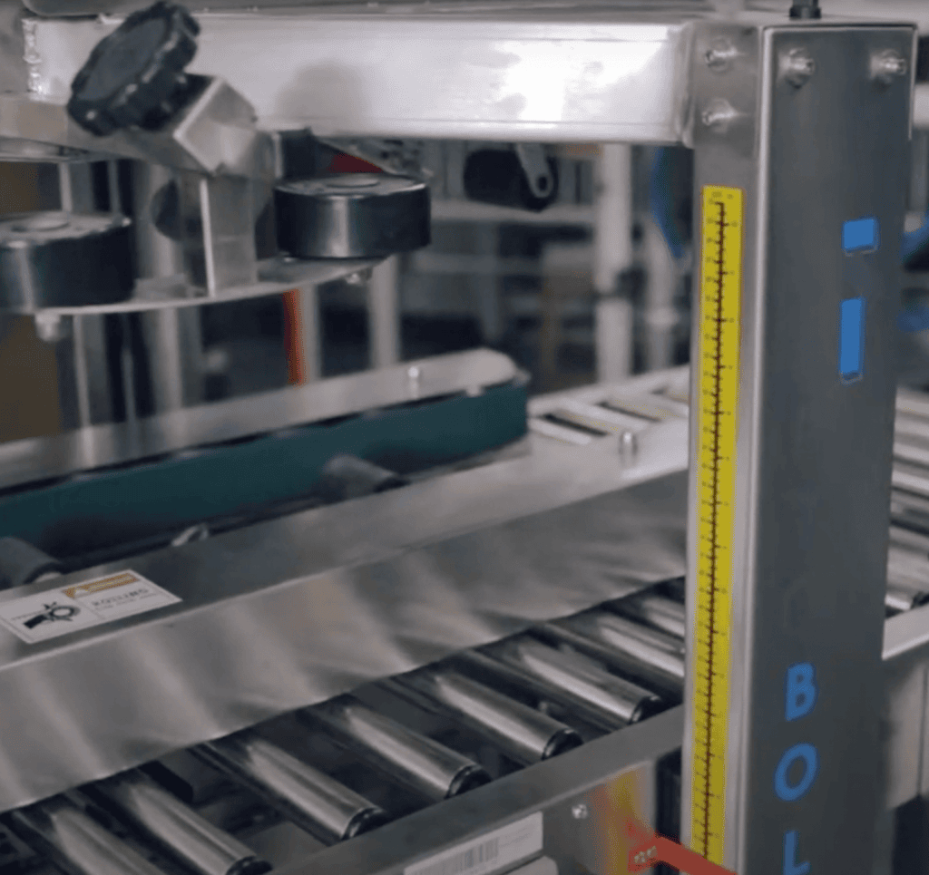 BCN Scotch packaging machine close-up