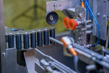 Ecopack Masterform packaging machine close-up