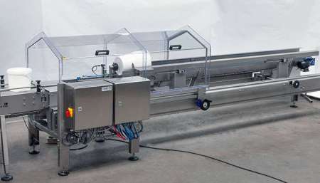 Bucket Denester machine