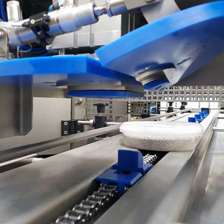lid presser roller machine production line