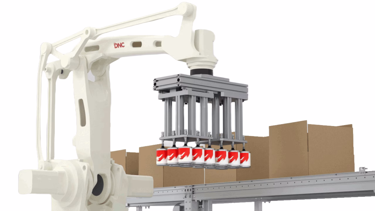Robotic packer machine